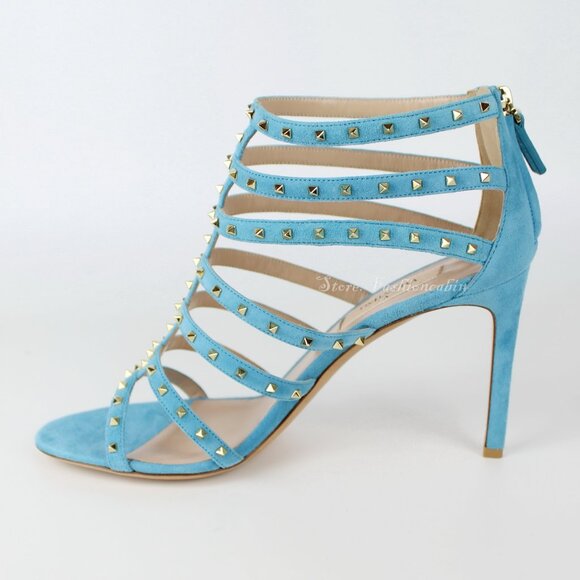 NEW VALENTINO GARAVANI Rockstud Strap Cage Sandals- Summer Events & Parties - Picture 5 of 16